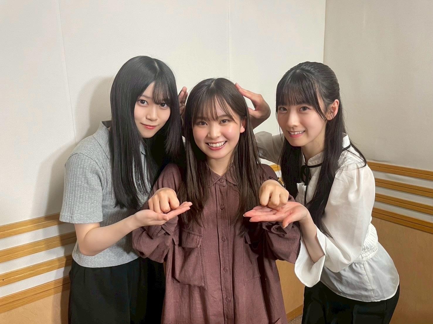 石森璃花遠藤理子山下瞳月 　櫻坂のさ ​​​