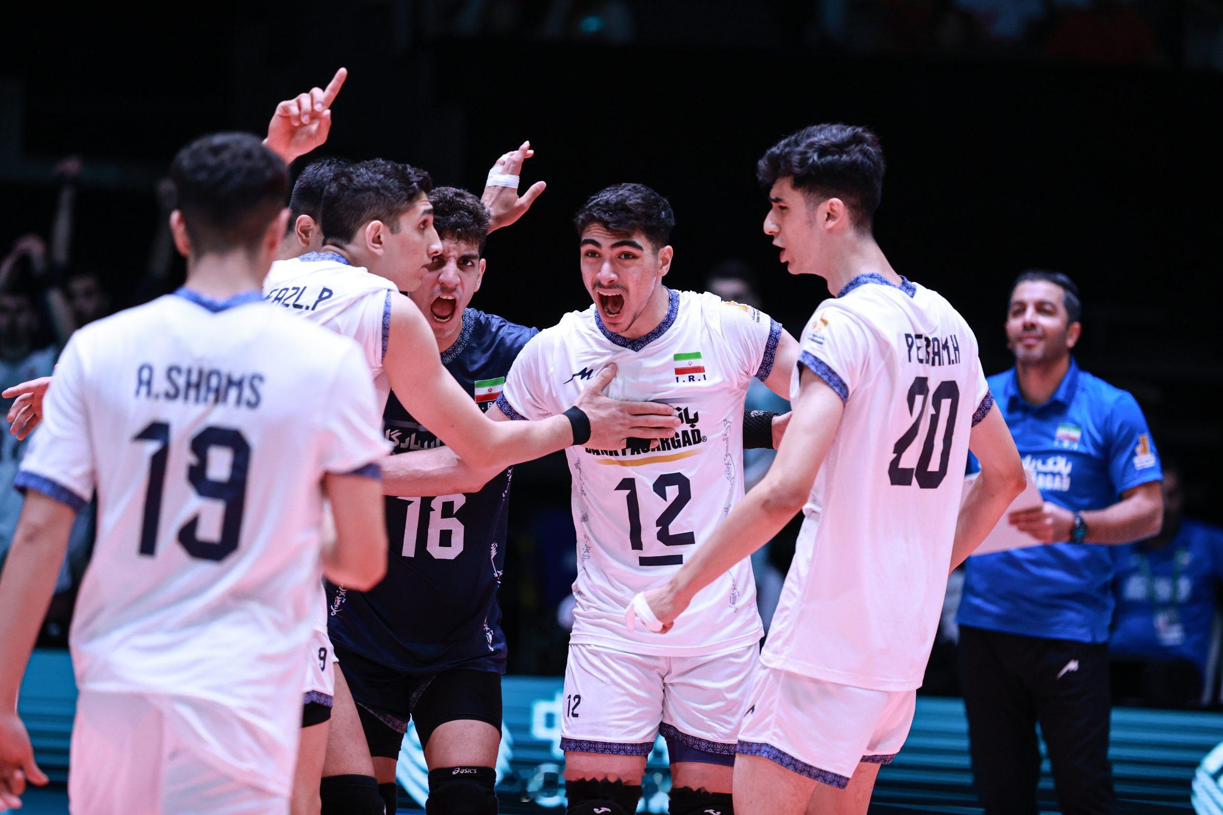 【2026U18男排亚锦赛 伊朗队夺冠】今晚进行的冠亚军决赛，伊朗队以3-1（2
