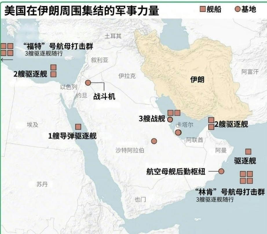 挺住！
伊朗正在全力反击老美！
打击目标涉及美国驻中东多个军事基地