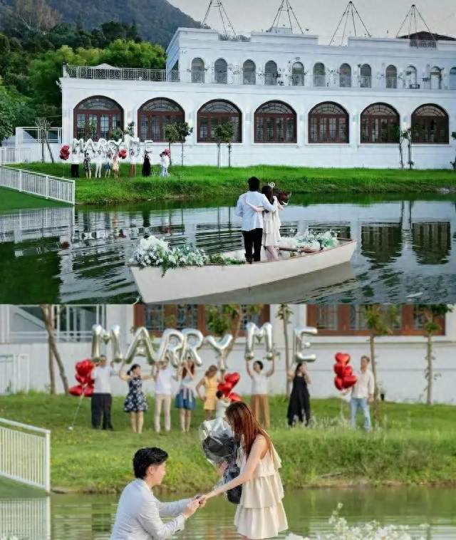 娱乐圈传来喜讯！港星王菲被富二代男友求婚成功，大钻戒太抢眼