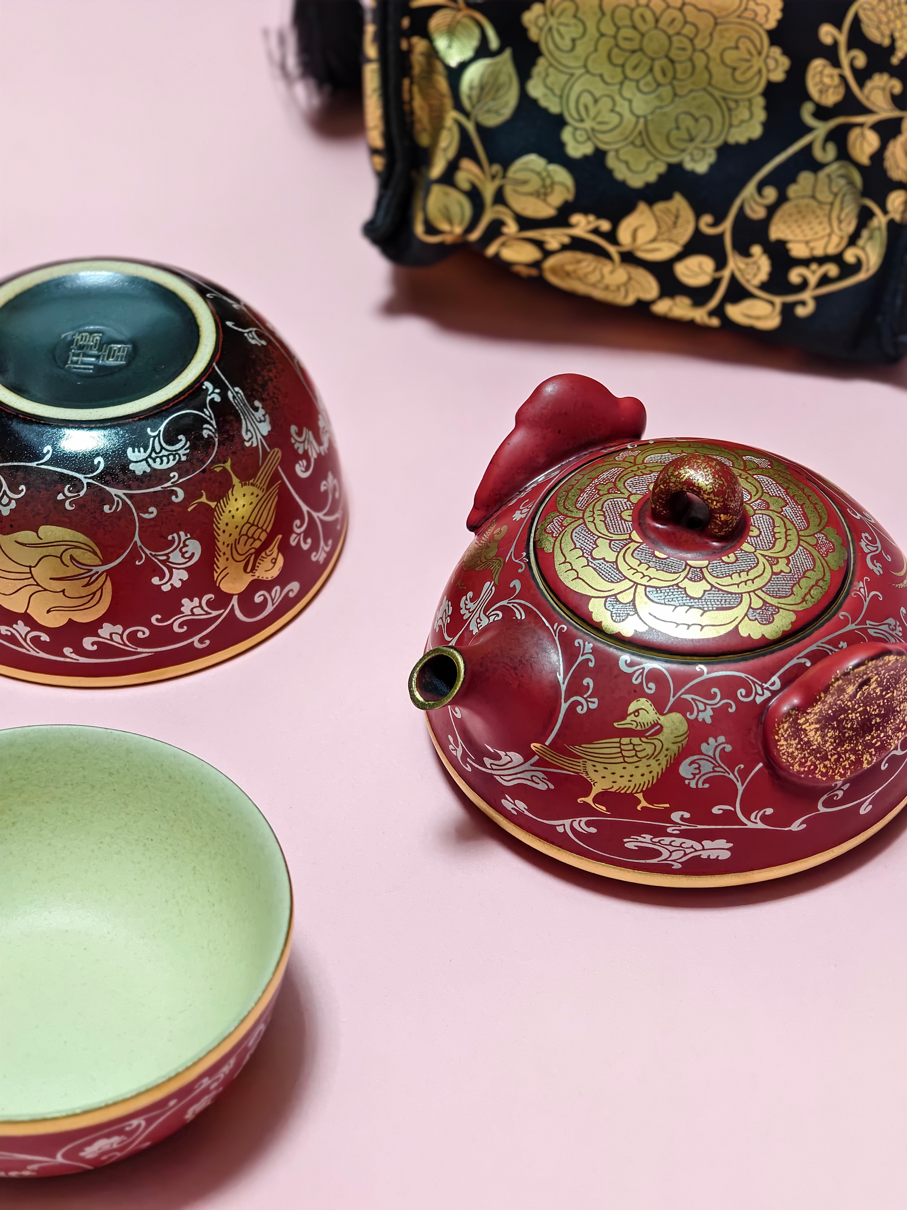 比亚迪依旧国风满满！这个小茶具又精致又喜庆感谢比亚迪