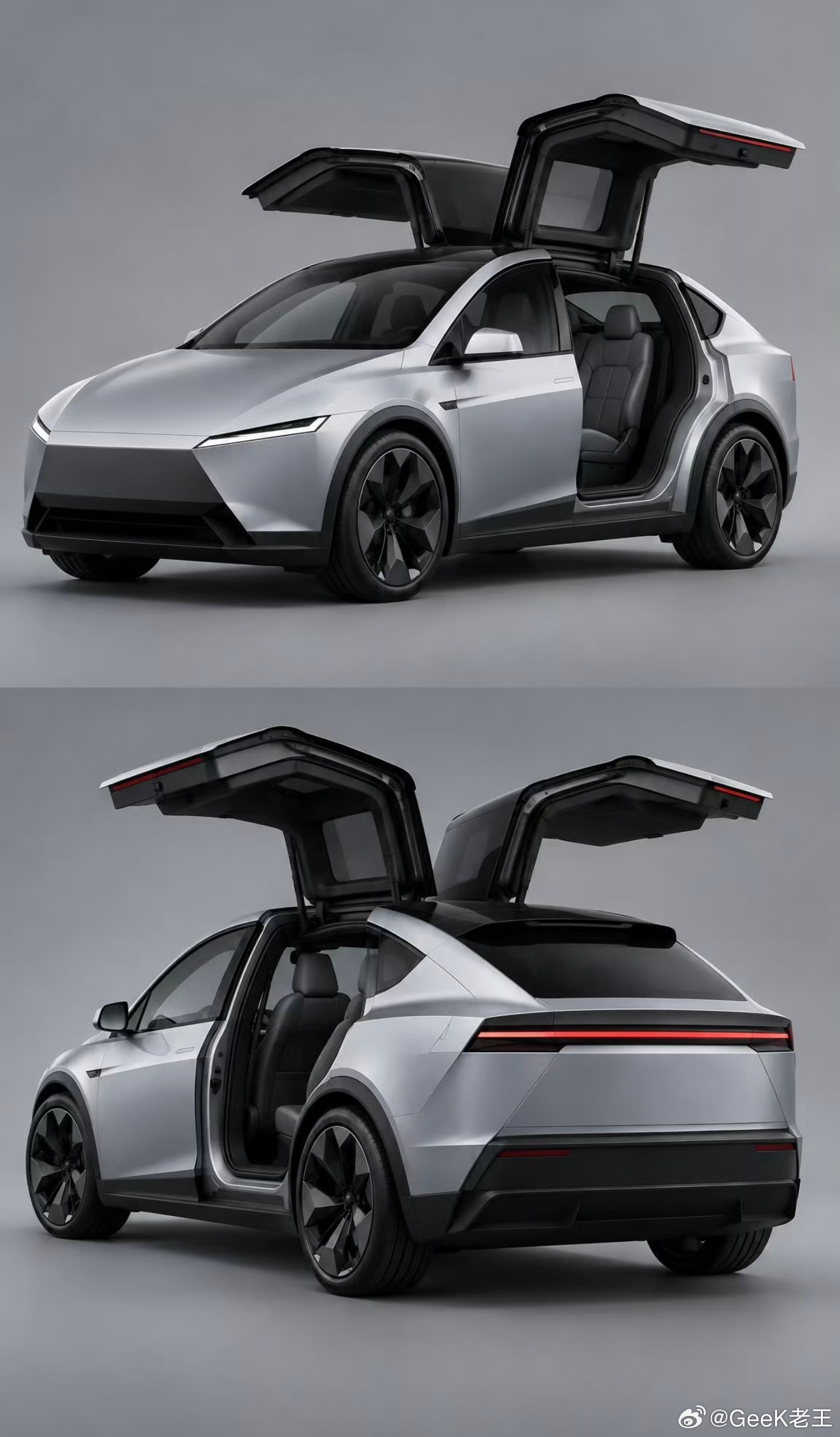 我靠如果新款Model Y 长这样 立马刷卡！ ​​​