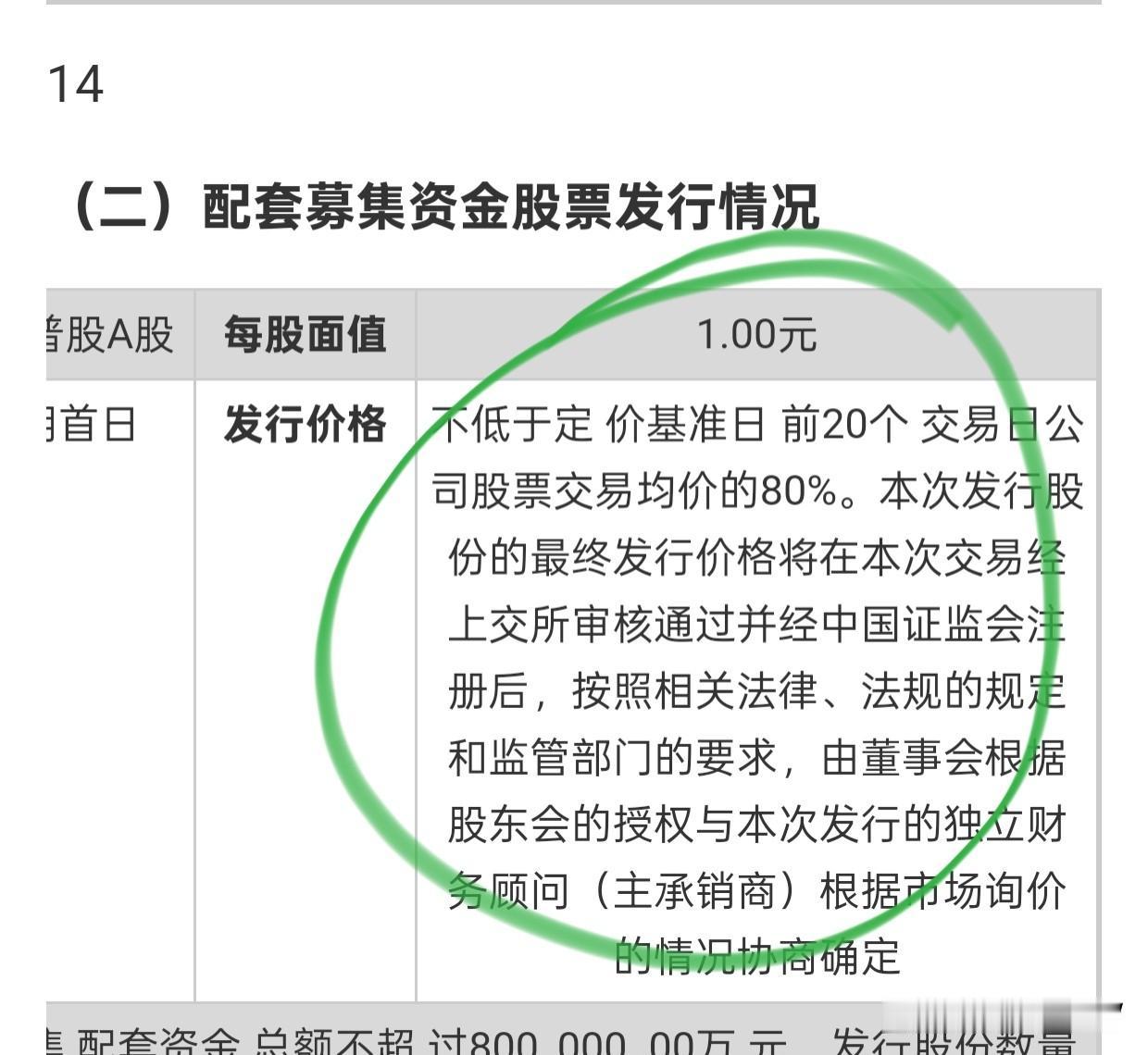 东的消息知道的我就不说了。
一个募资配套的价格还没有出来，那么我们的股价还可能会