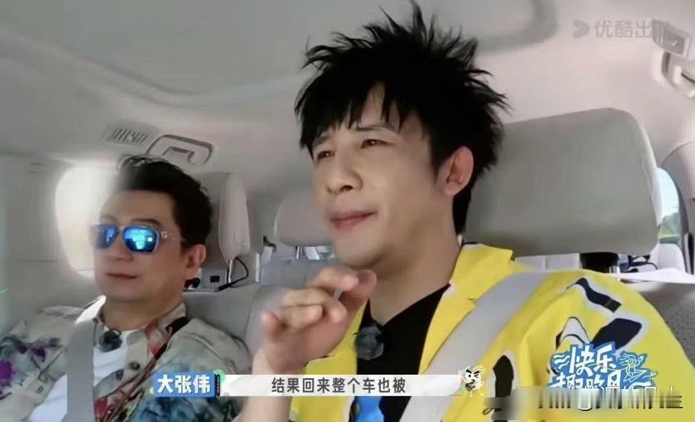 真是够倒霉的！
大张伟在荷兰录节目，心想把车停在那家号称当地最好的酒店地下停车场