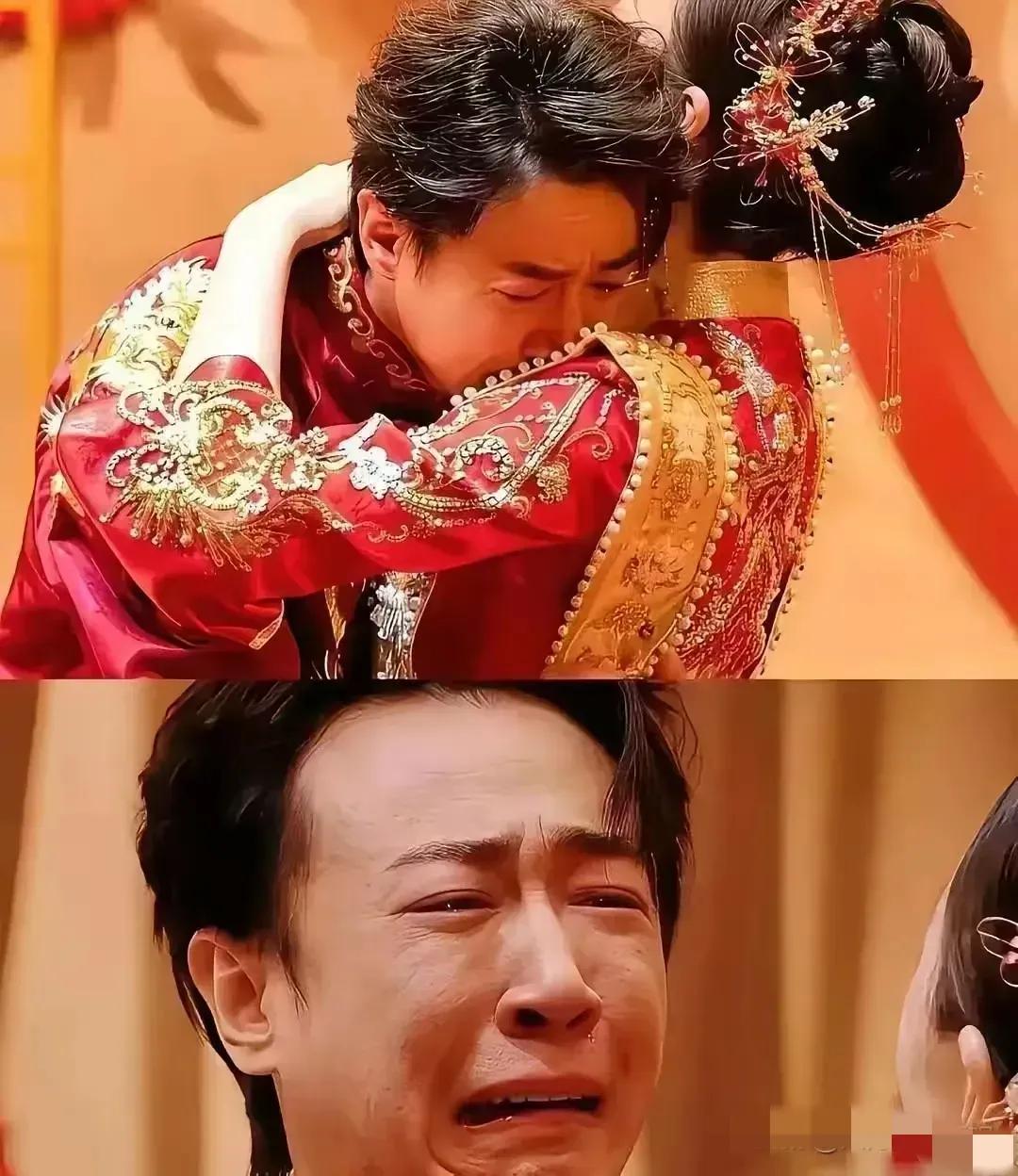 张维伊抱着董璇，在婚礼上感动到痛哭。可是纵观娱乐圈的姐弟恋，二婚嫁头婚，杨幂那句