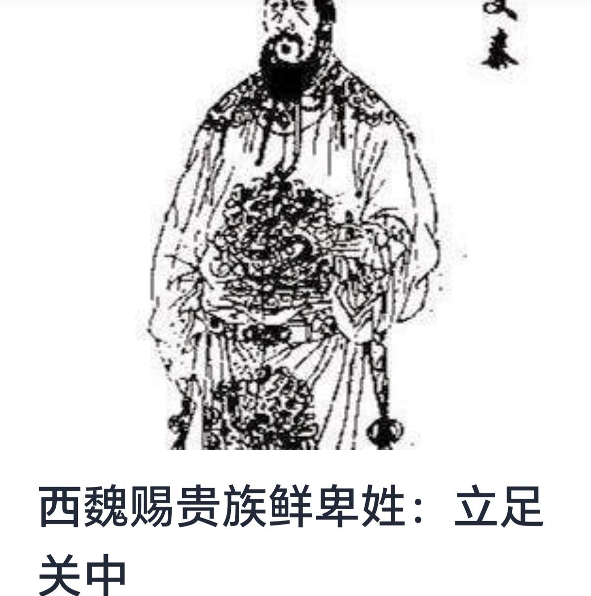 西魏赐贵族鲜卑姓氏：立足关中之道


中国历史上，鲜卑族作为一个重要的少数民族群