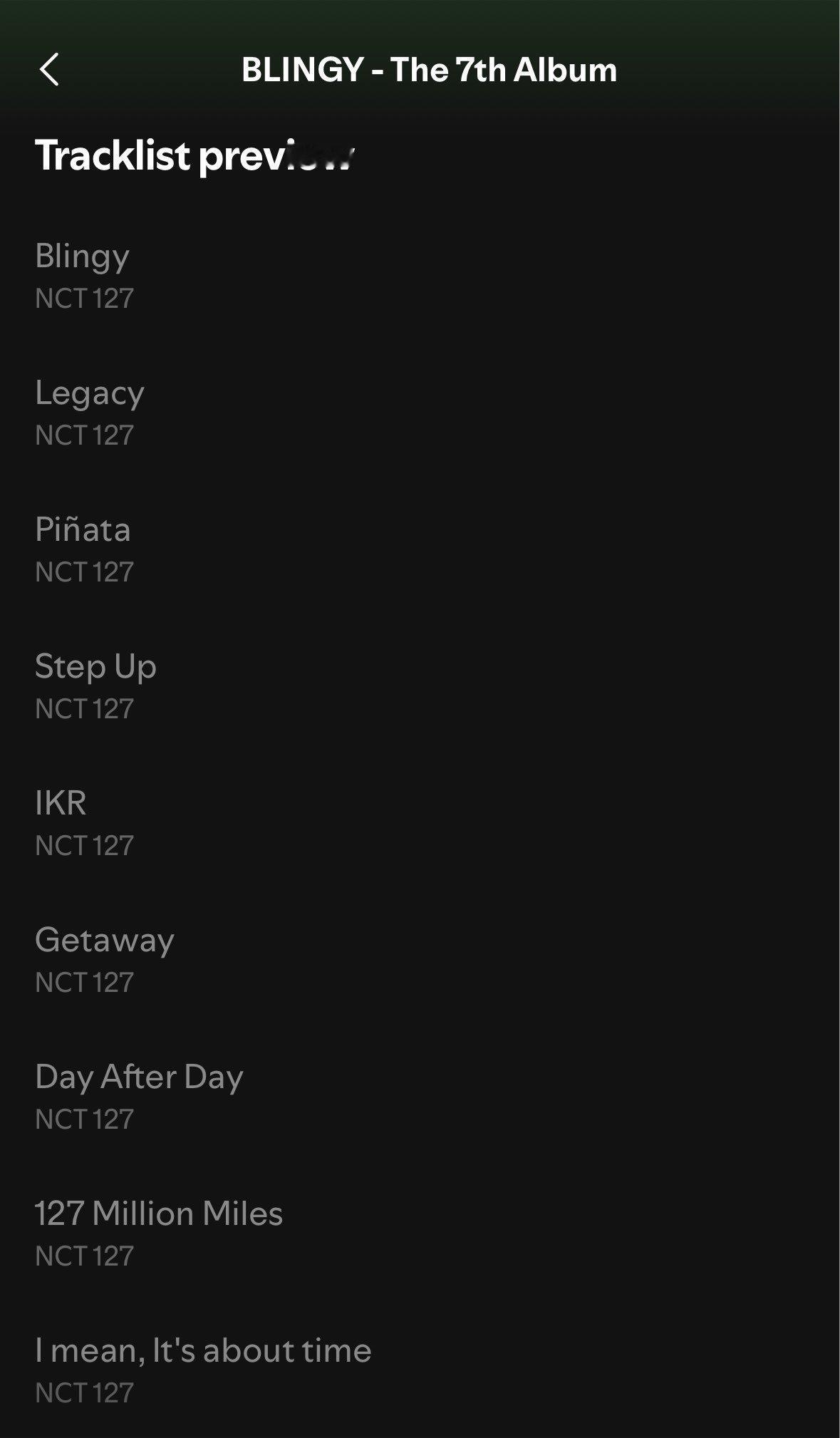 正规七歌单预览1.Blingy2.Legacy3.Piñata4.Step Up