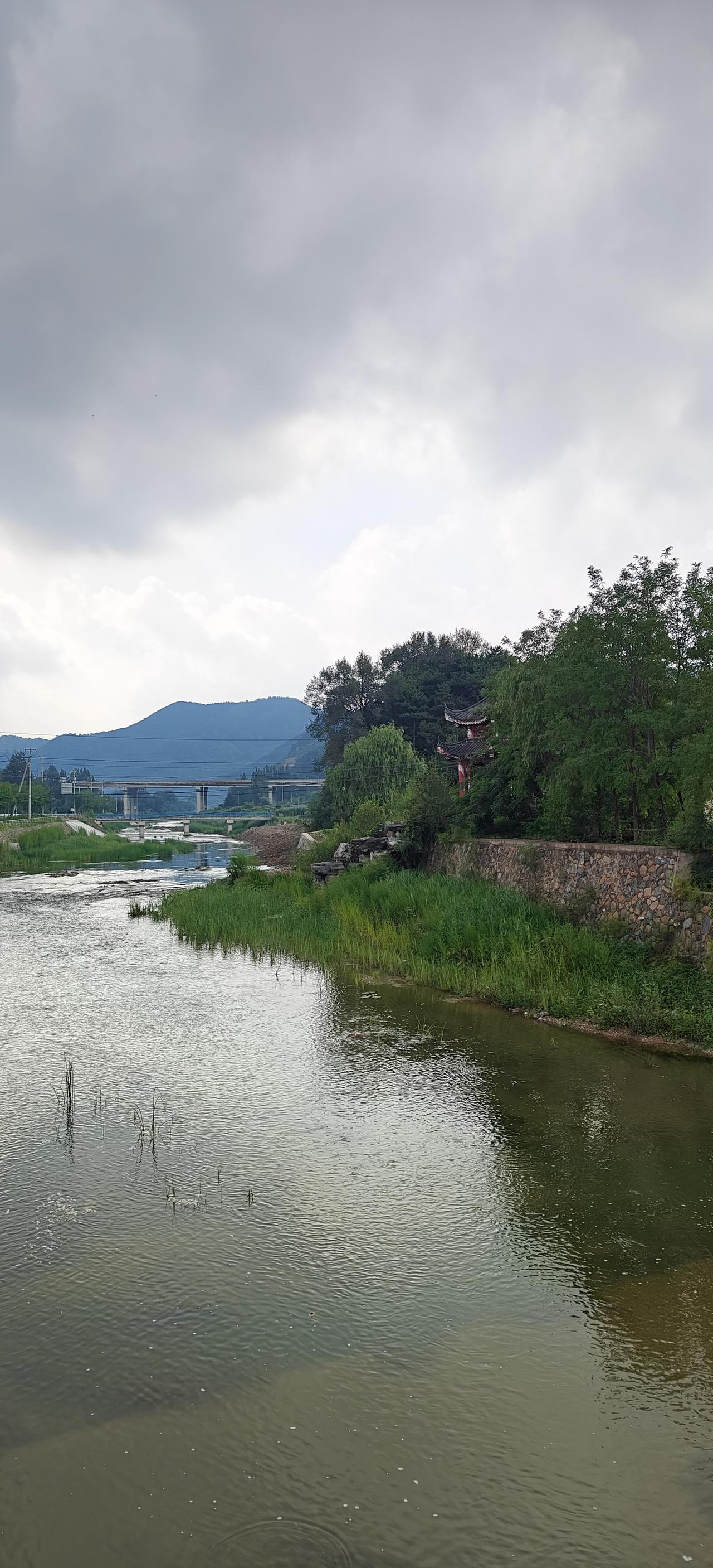乡村的野景。