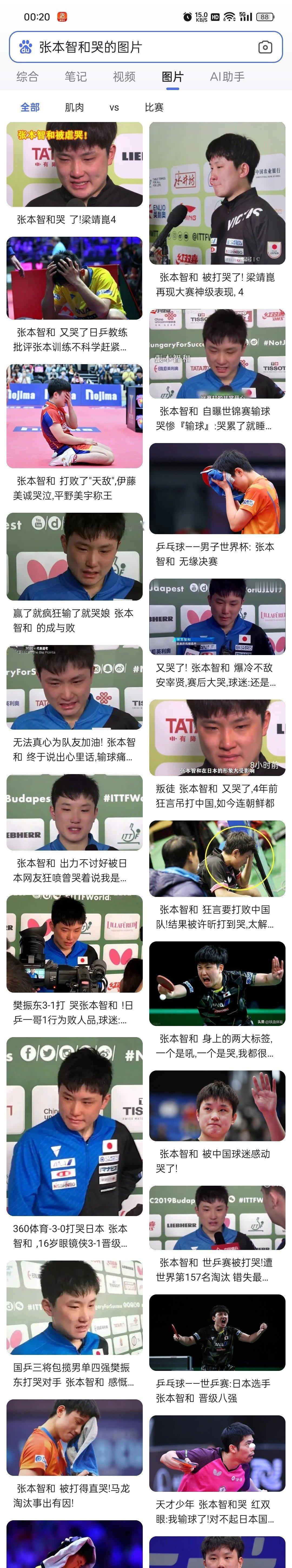 张本智和不满王皓握手敷衍 和个娘们一样！张本智和不满？你就哭去吧！ ​​​