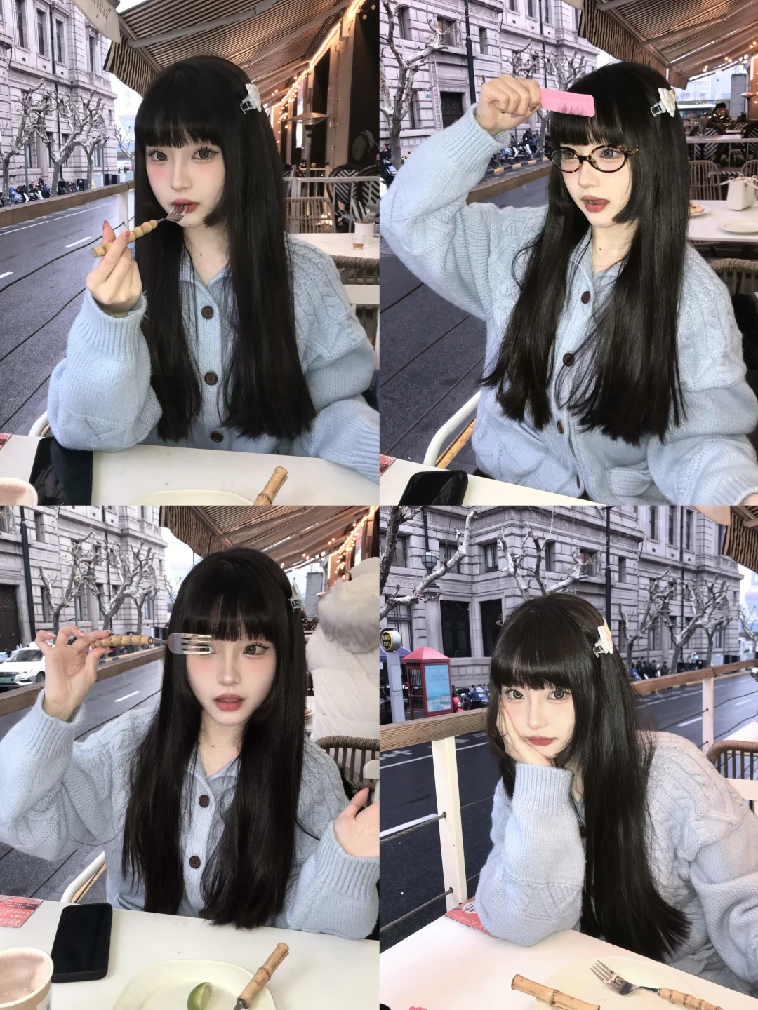 跟着韩女学ins拍照姿势｜有点小韩