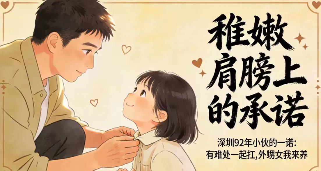 深圳92年小伙的一诺：有难处一起扛，外甥女我来养
第一次读到她写的作文，34岁的