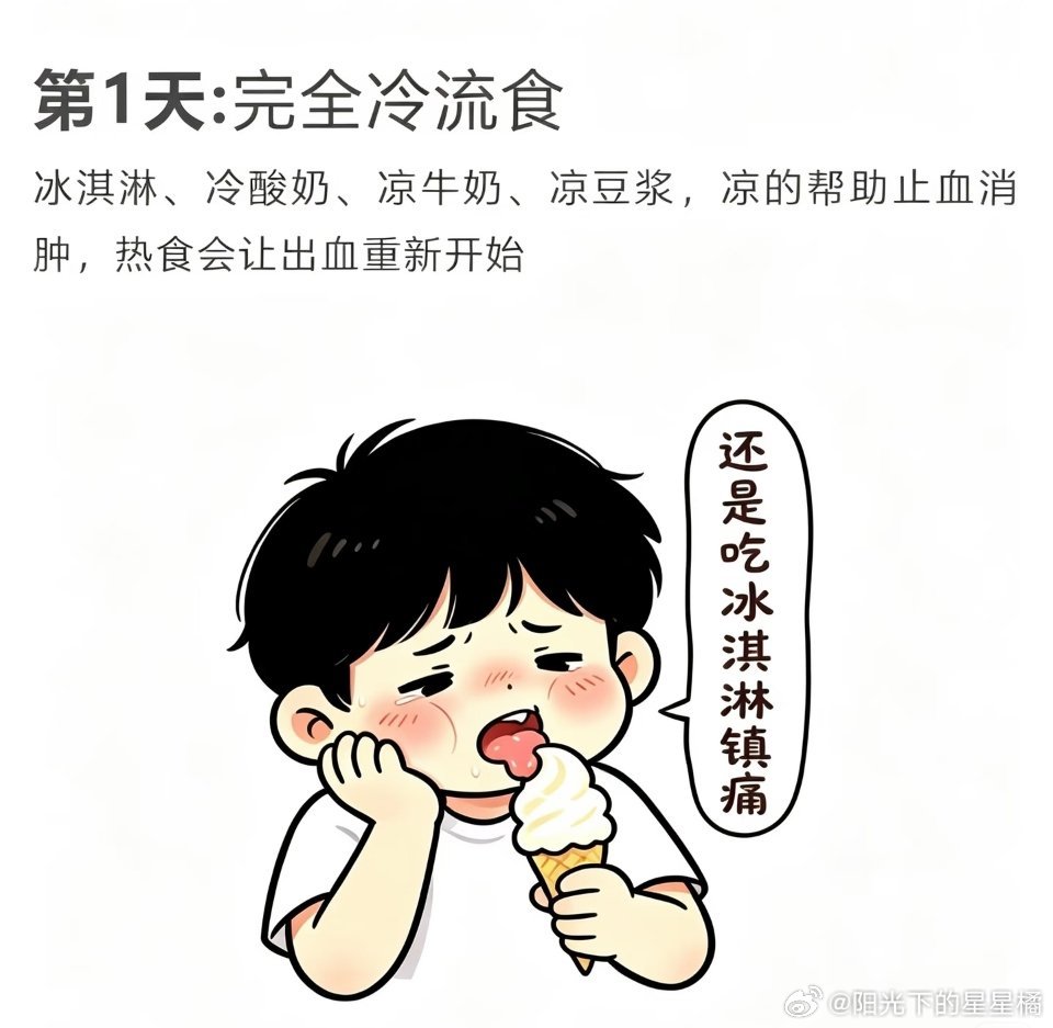 今天早上拔了一颗智齿，現在还是肿肿的，吃不了东西。一天就掉了一斤，这要一周下来，
