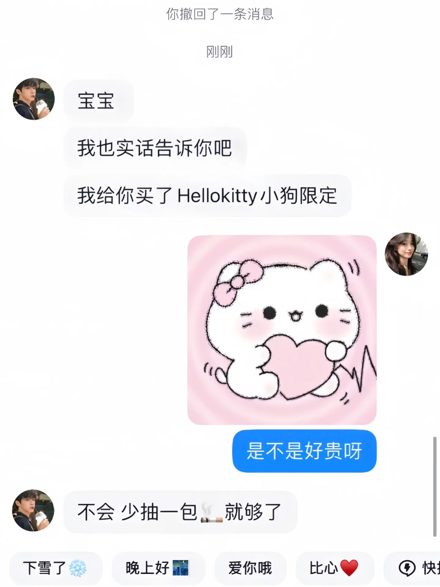 我确定2026年1月15日我收到了一只超可爱的冬日小狗kitty～