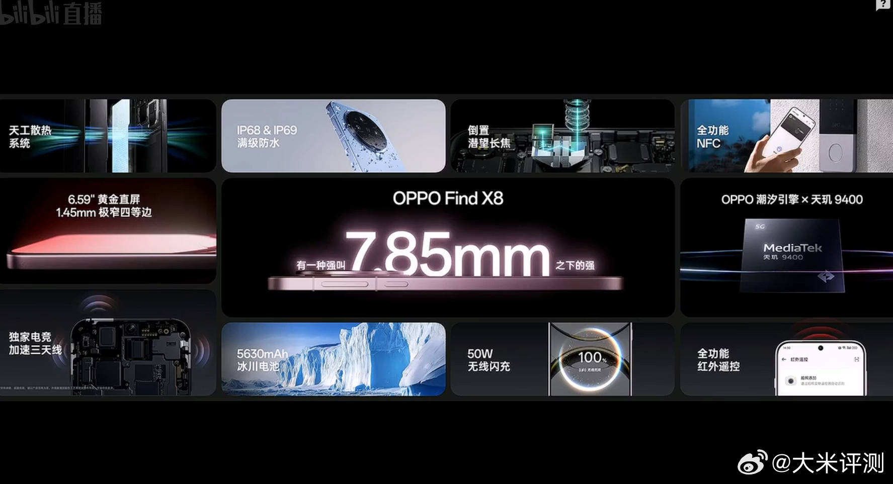 X8：5630mAh，50W无线充电 ​​​