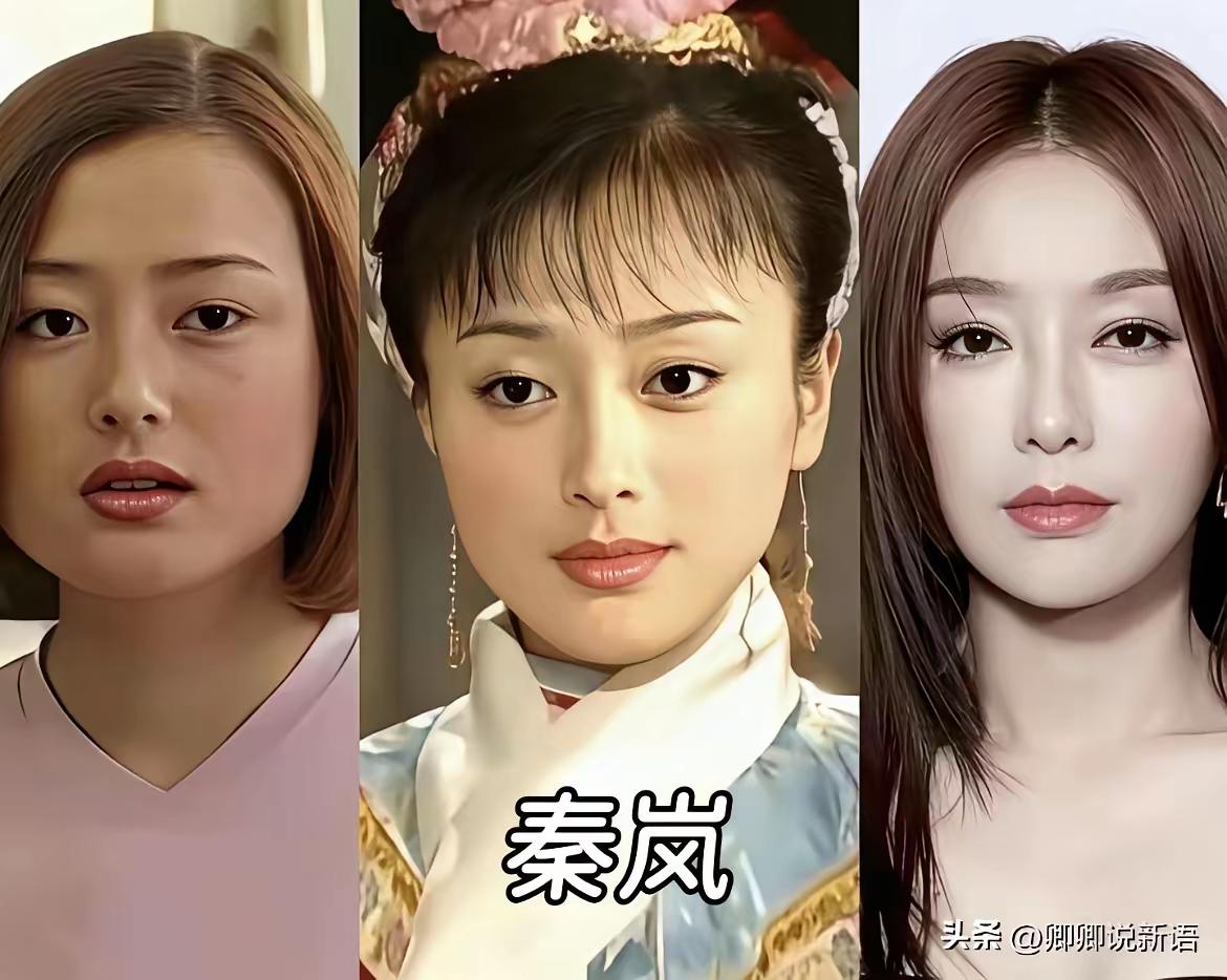没想到还珠格格里的知画也微调了
秦岚和黄晓明也有一段恋情
那时候秦岚比黄晓明有名