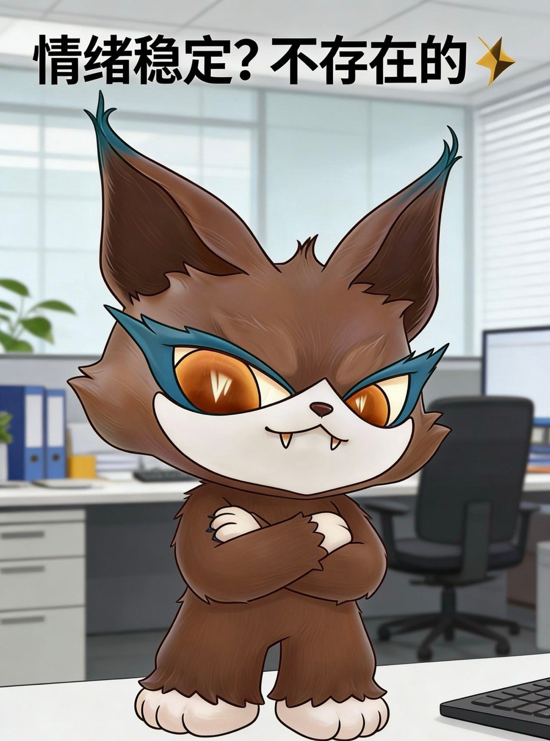 喵娲娲的每个元素演我2026精神状态喵娲娲的就是当代人的精神状态写照！ 