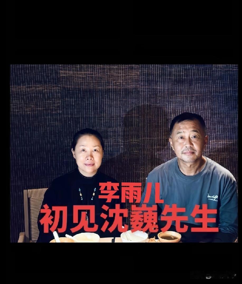 非常意外的邂逅，音乐人、歌唱家李雨儿今日会面沈巍先生。

李雨儿最为人熟知的作品