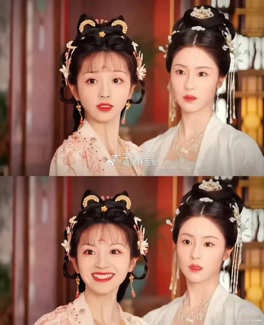 她这个笑容看到好多次的感觉  看得出没多少演技[二哈] 