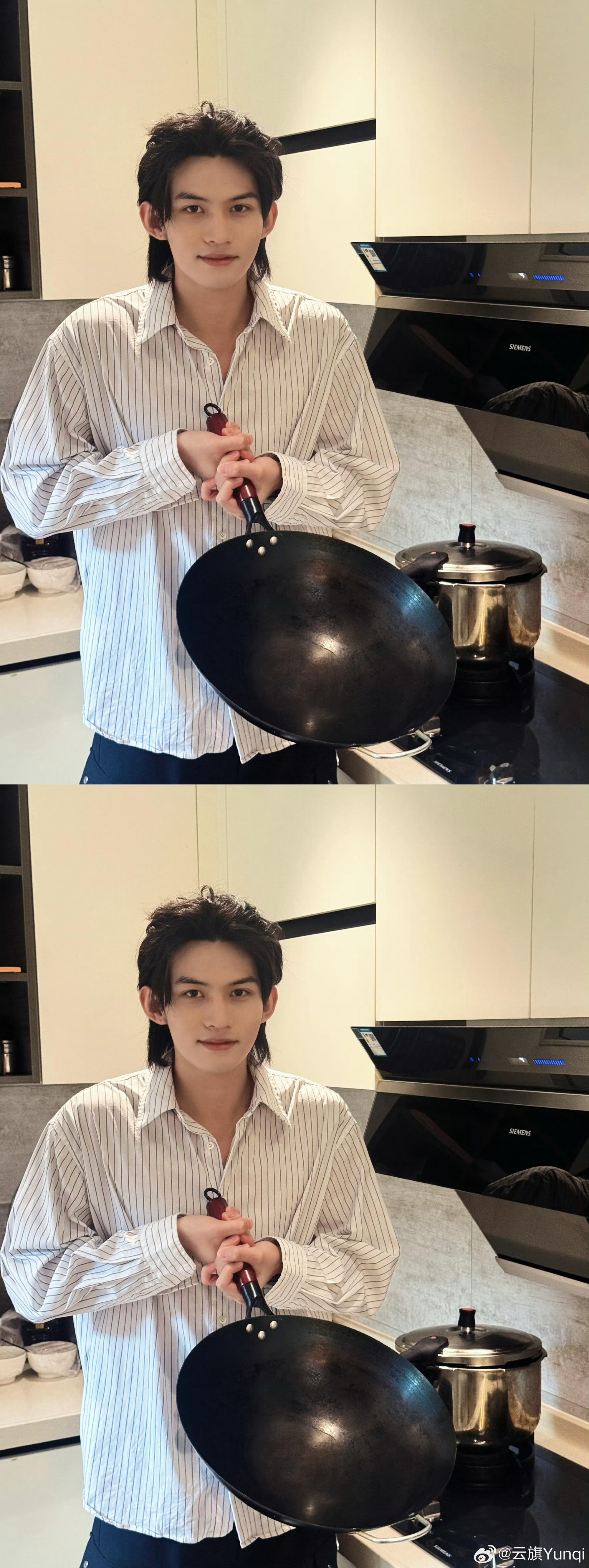 云旗发文锅有点沉云旗今日份新鲜营业：锅有点沉！回应都这么搞笑哈哈哈😁 