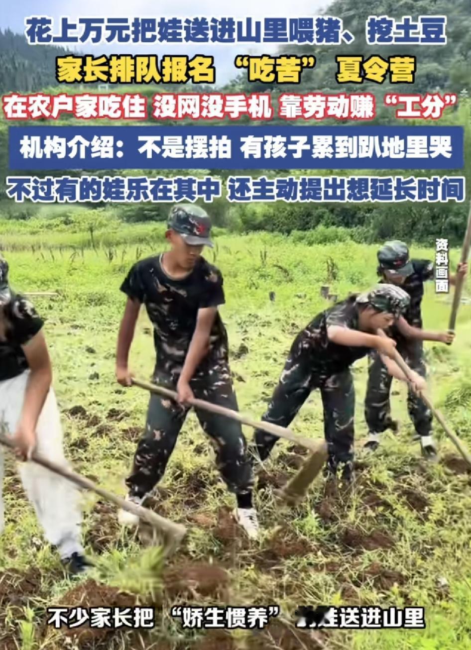 家长暑假花上万元，把孩子送进山里的夏令营只会改变。不良的生活习惯，在夏令营里，孩
