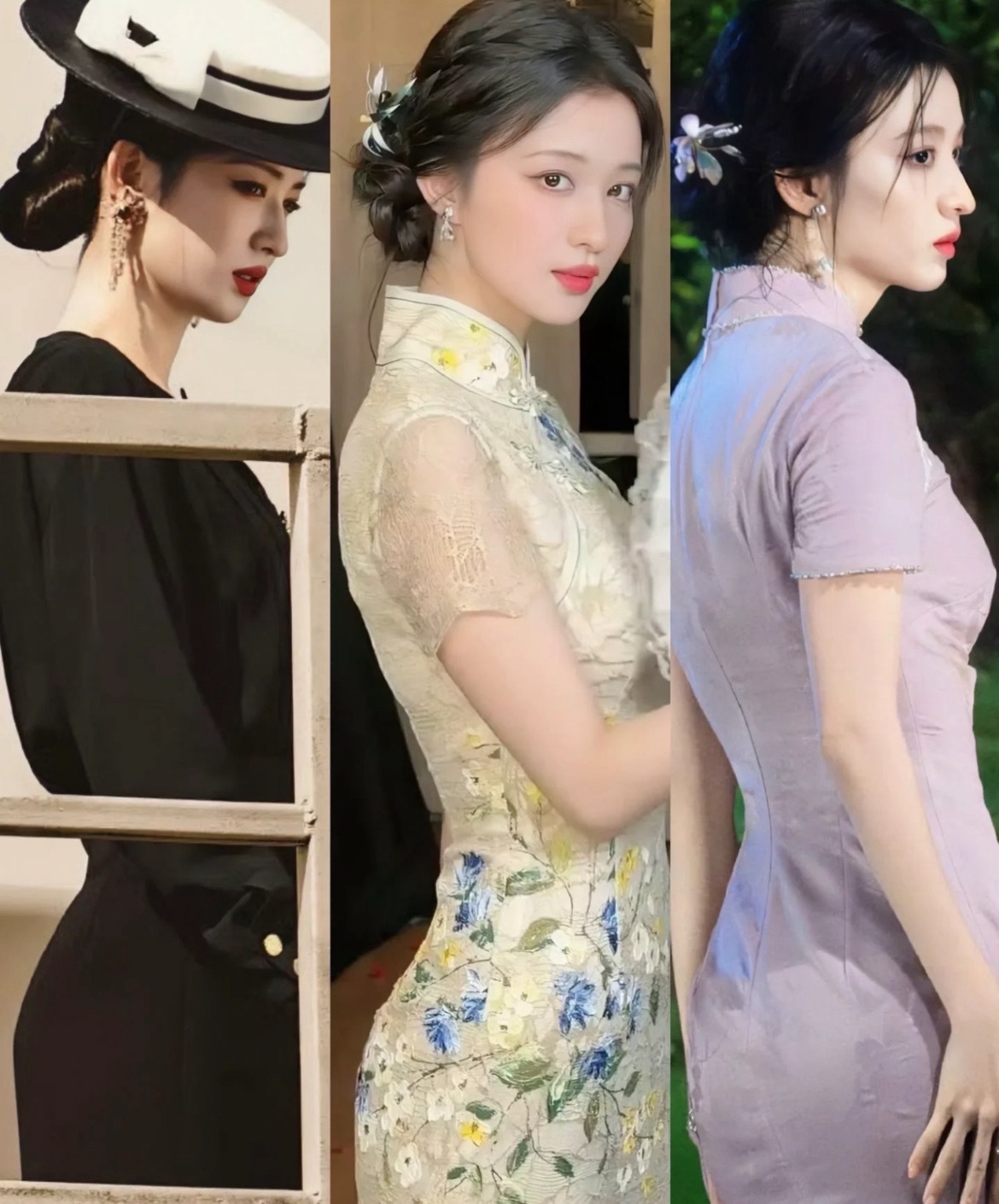 王楚然这惊人的腰臀比终于有人把话本里的民国大小姐演出来了！王楚然新剧的妆造和她的