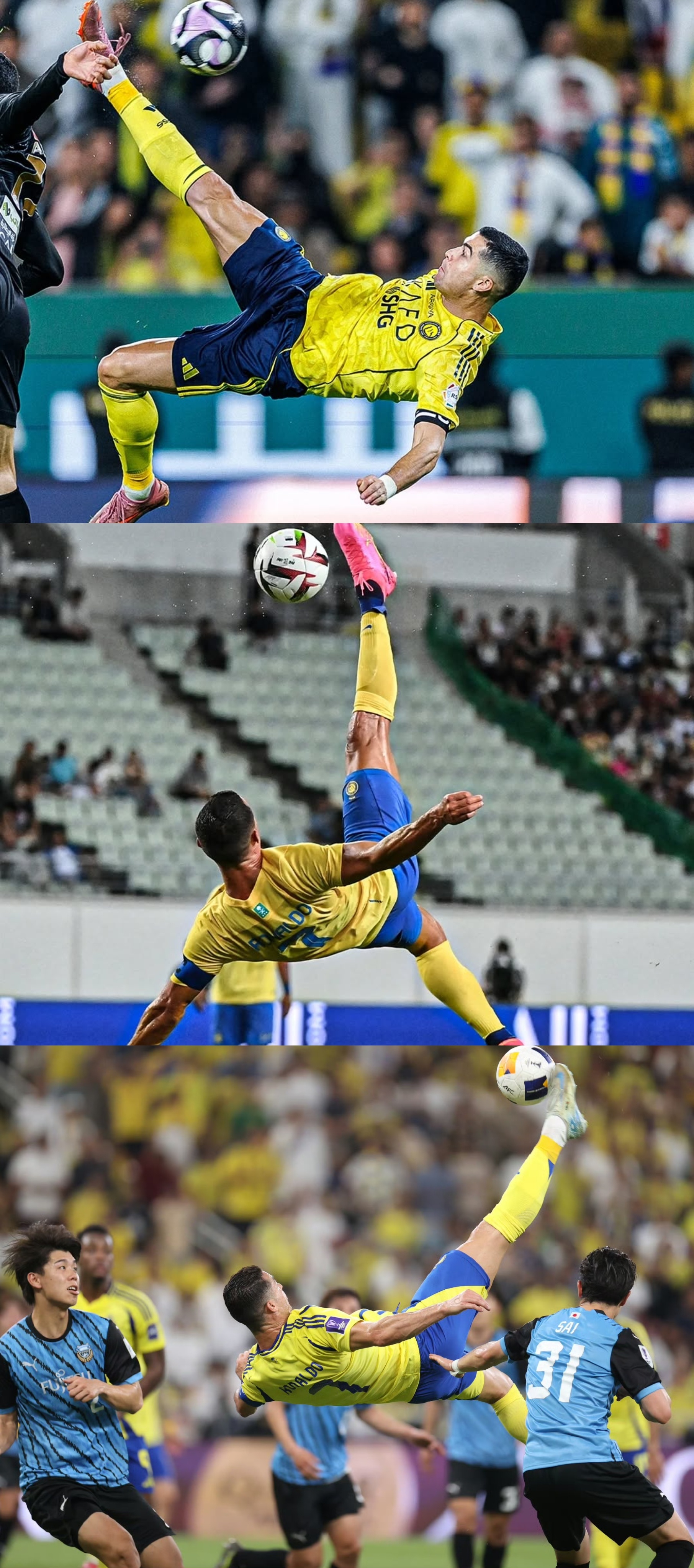 27张生涯倒钩破门图集横跨20年职业生涯的不间断尝试，不完全统计 