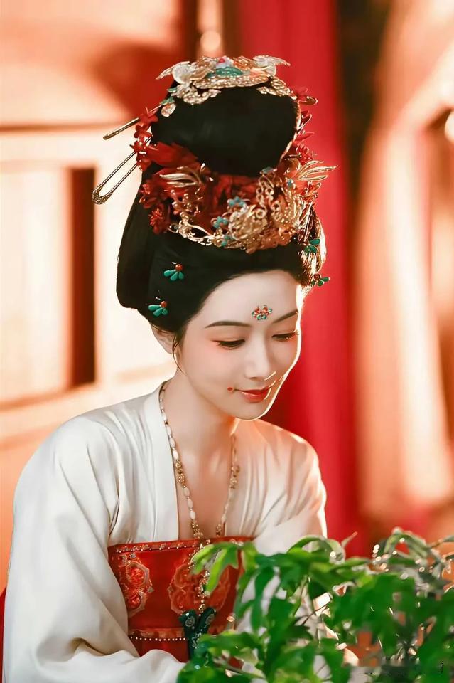 原来沈梦辰这么美，虽然在《锦绣繁华》中最出彩的是女主杨紫和女二张雅钦。
但是细心