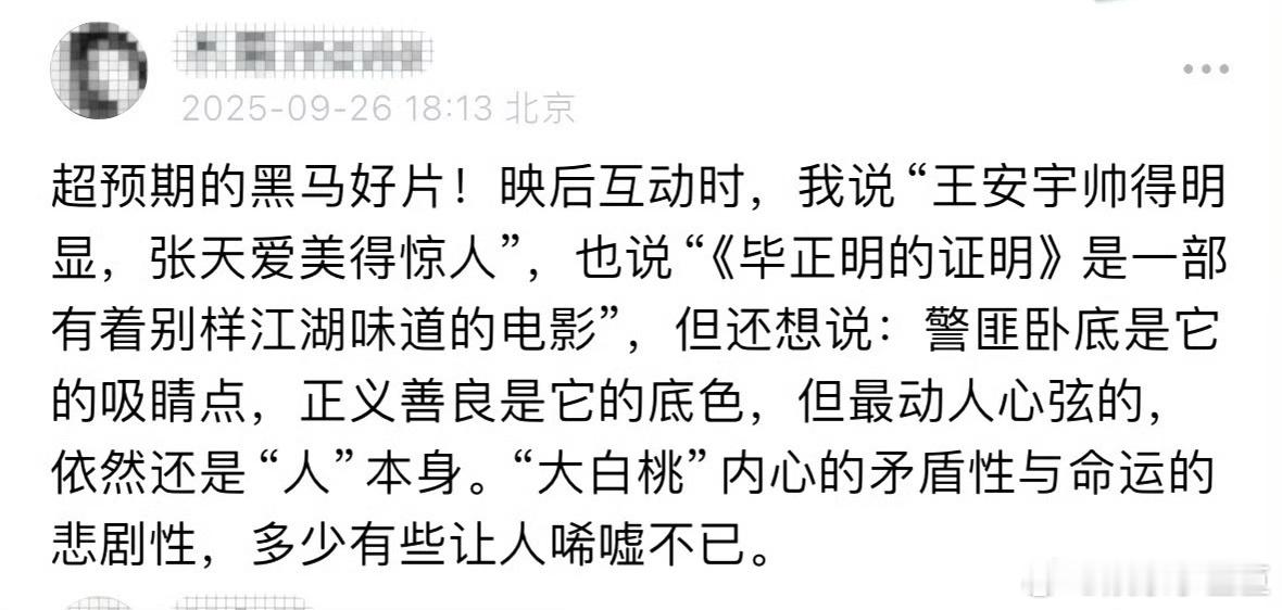 活人感特强的一电影 跟爸妈聊起九十年代小偷多，他们让我去看《毕正明的证明》，说“