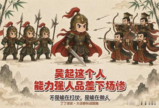 吴起这个人：能力强到离谱，人品差到离谱，下场惨到离谱