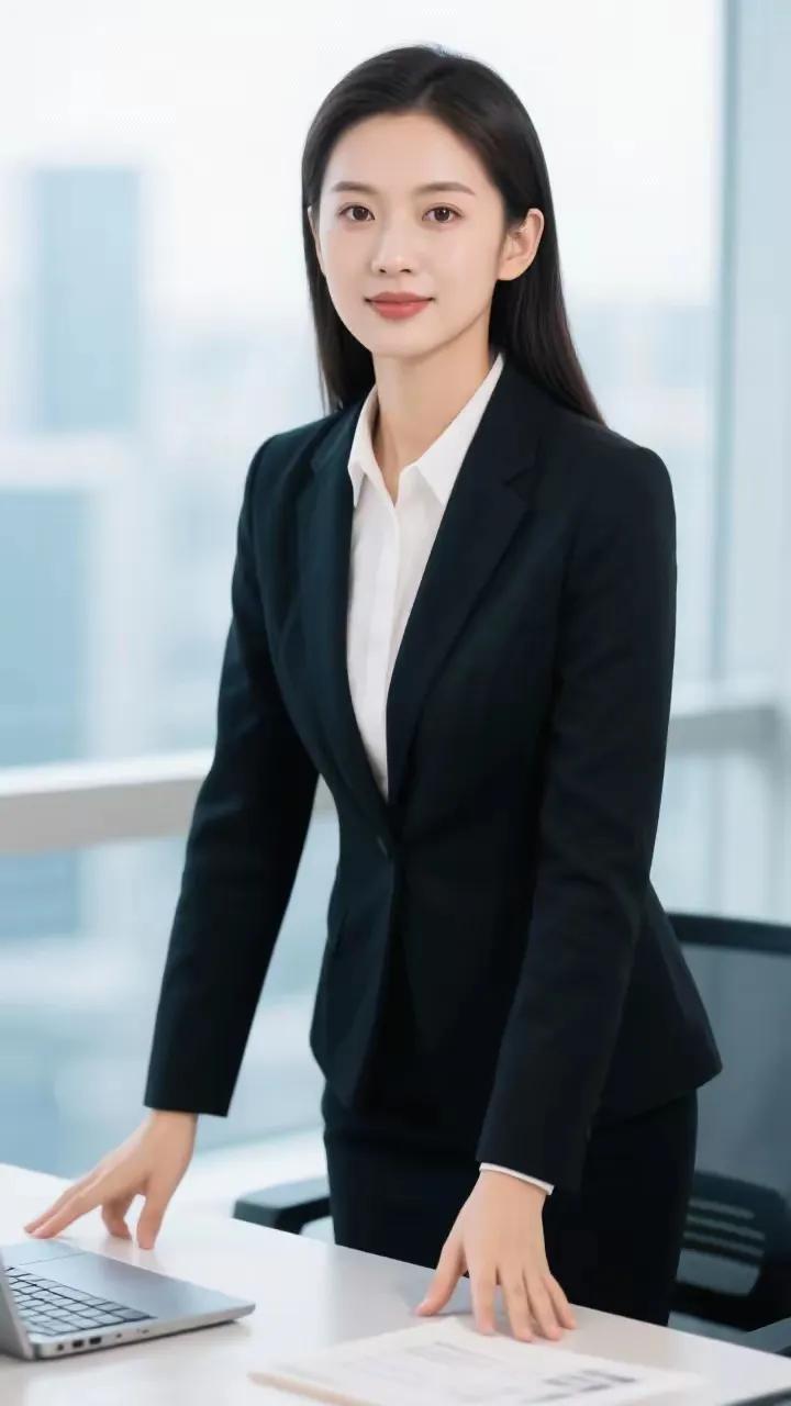 职场精英风范，自信满满！💼💻