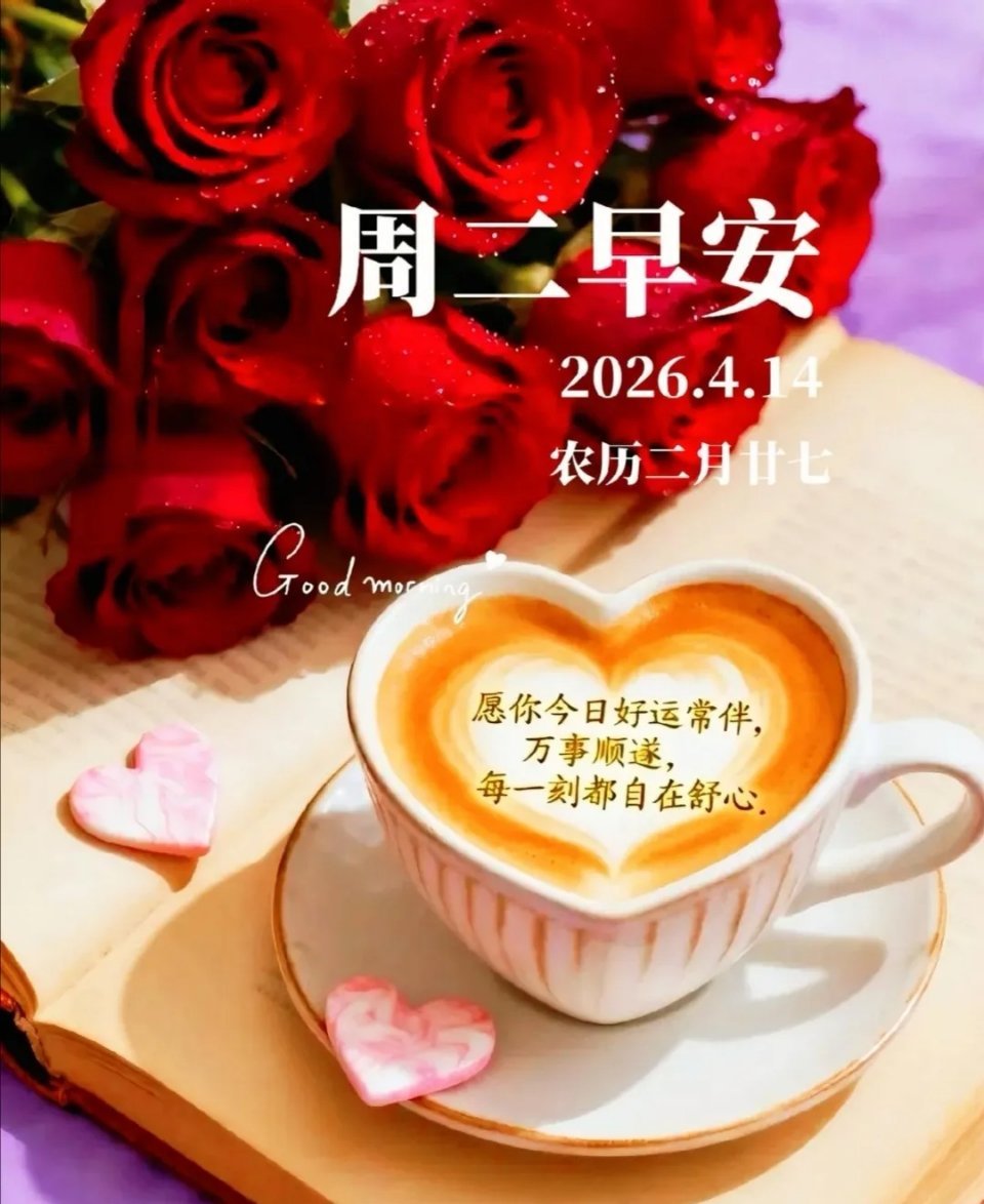 朋友们早上好！美好的事情都会在路上遇见, 心中有花的人,更能热爱生活, 带上笑容