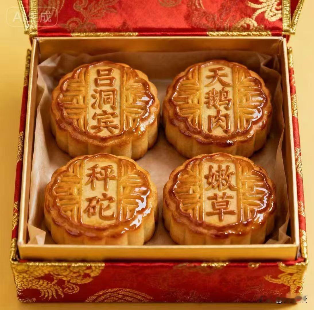 @老徐说道 徐老师
收到了一盒月饼
应该先吃哪个？