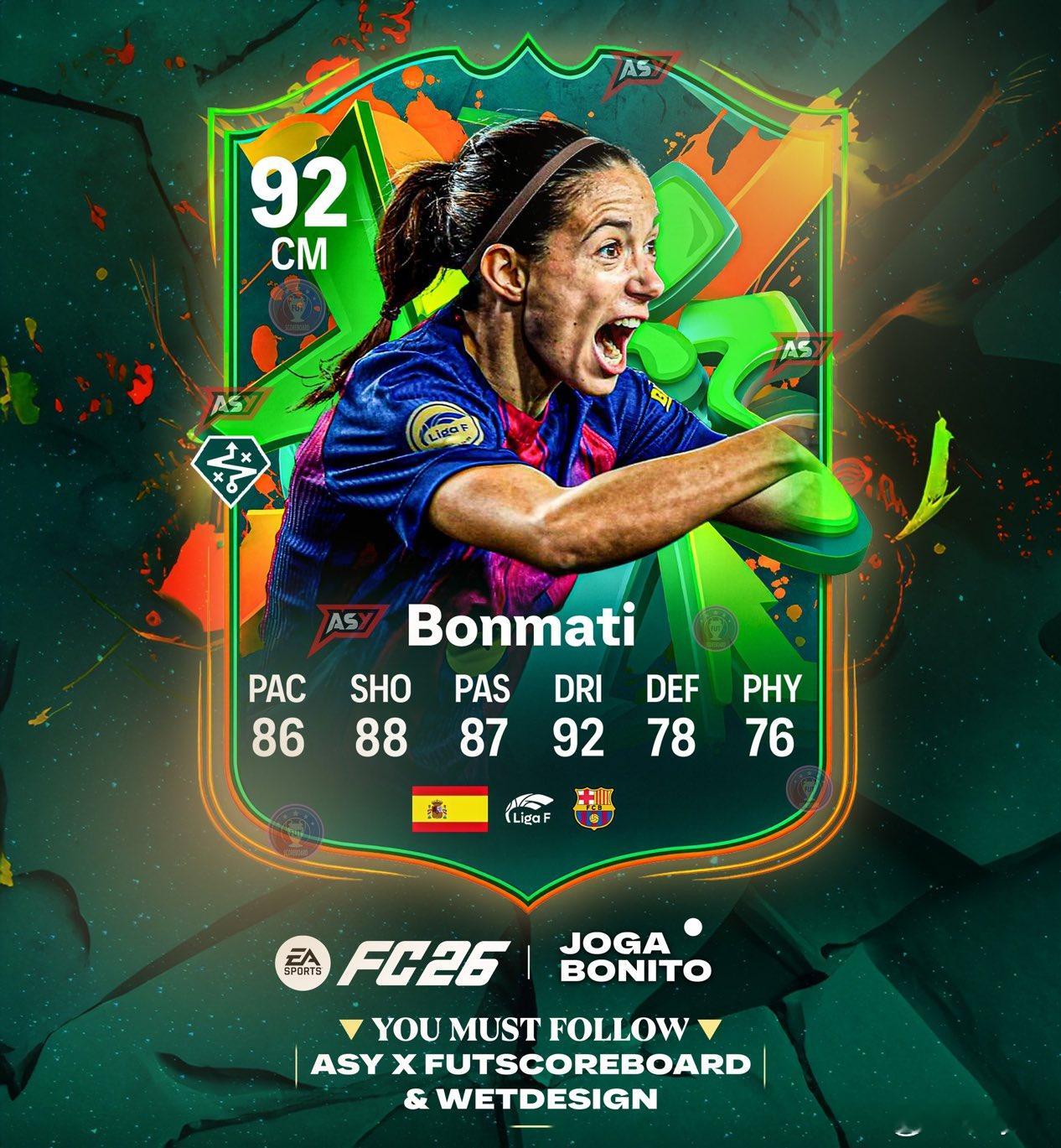 Joga Bonito 邦马蒂确认。FC26