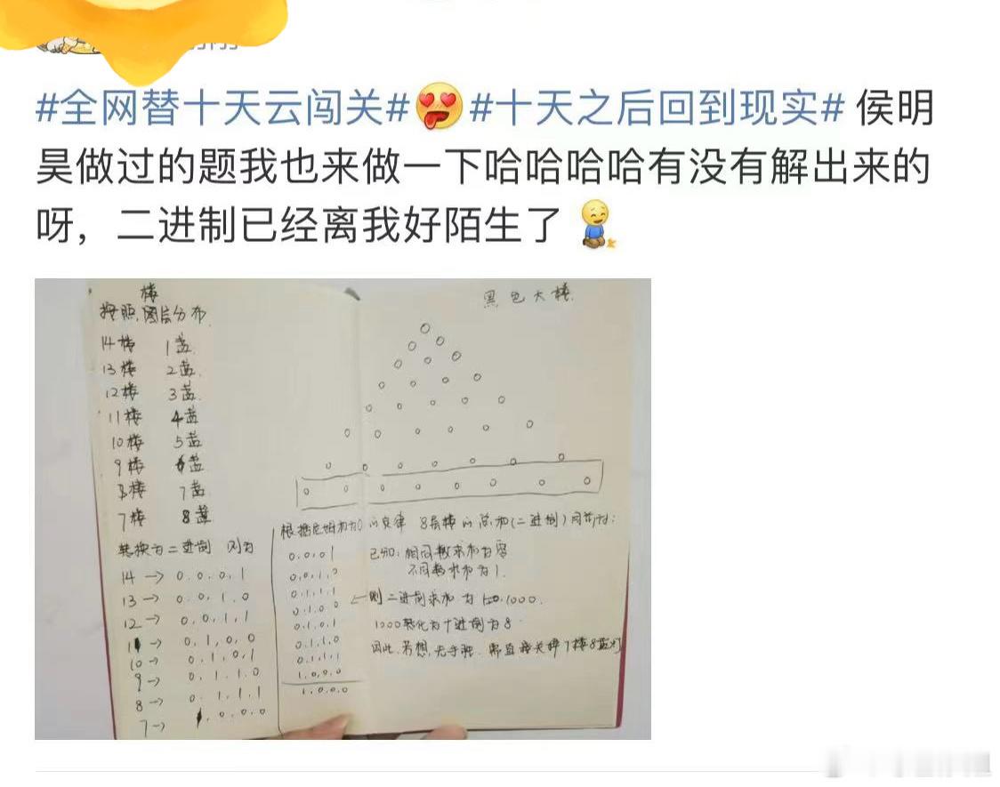 #侯明昊粉丝应援门槛好高##全网替十天云闯关# 哇哦～侯明昊的粉丝居然集体提前开
