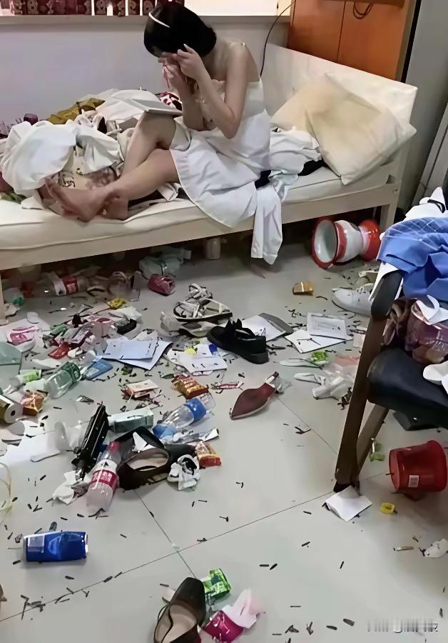 36岁的女光棍，老鼠来了都会迷路，只有有人过来给打扫卫生，就白送了……