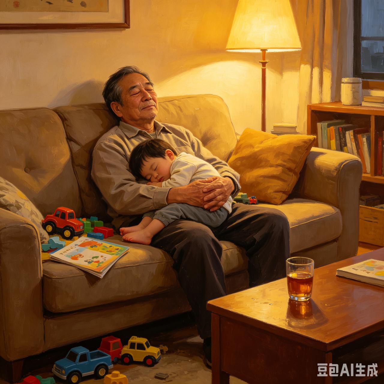 自打挑起带孙子的重任，日子就在忙忙碌碌中悄然流逝，一半是辛劳，一半是欢喜。
清晨