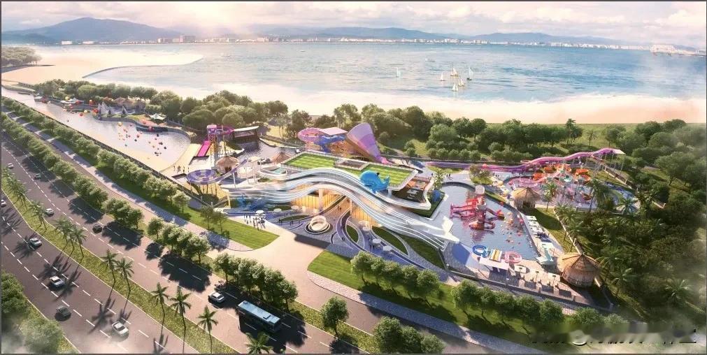 泉州兴建星岛红塔湾水上世界，2亿投资打造海滨水上乐园，助力石狮文旅事业再进一步…