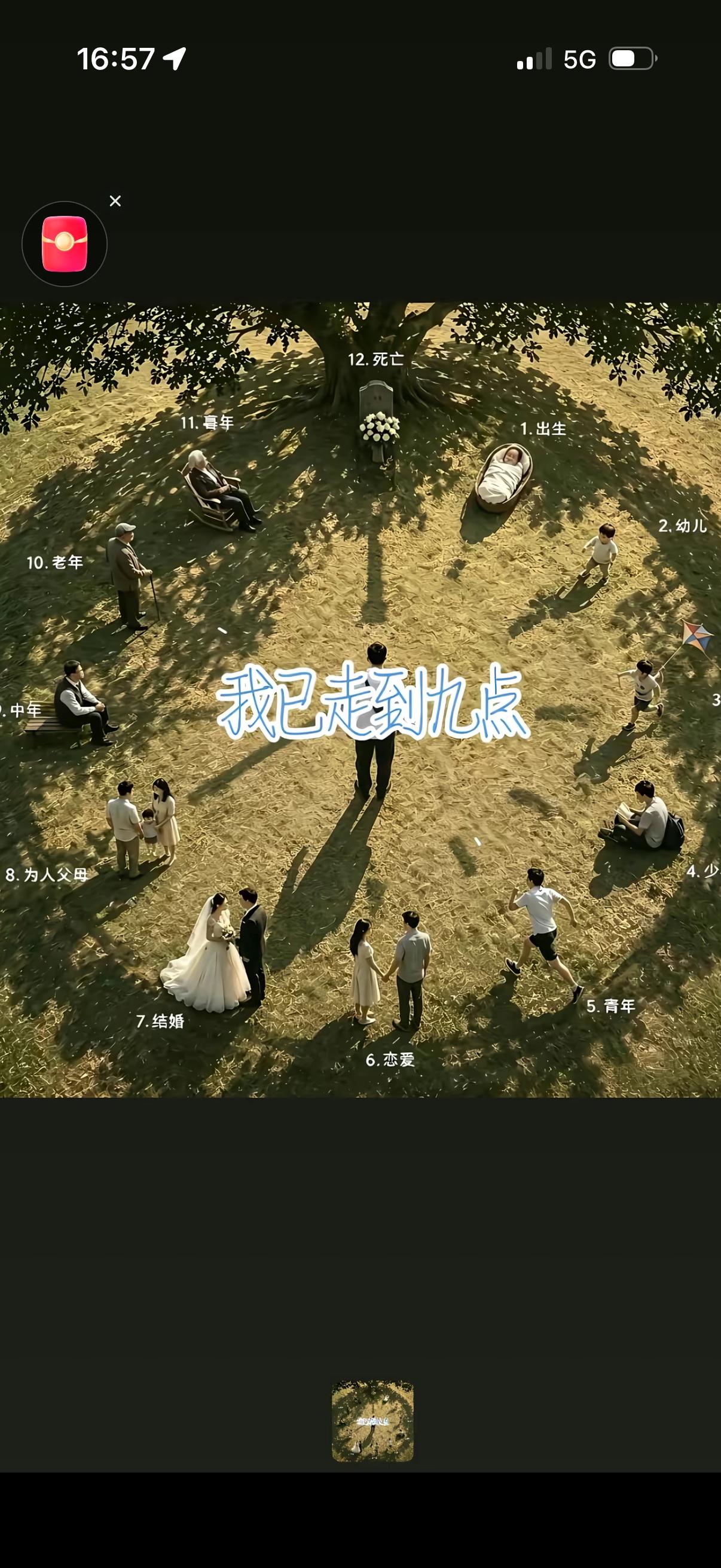看到这张图…
不知不觉自己就到九点钟了
九点钟的年龄
却没有九点钟的成熟和作为…