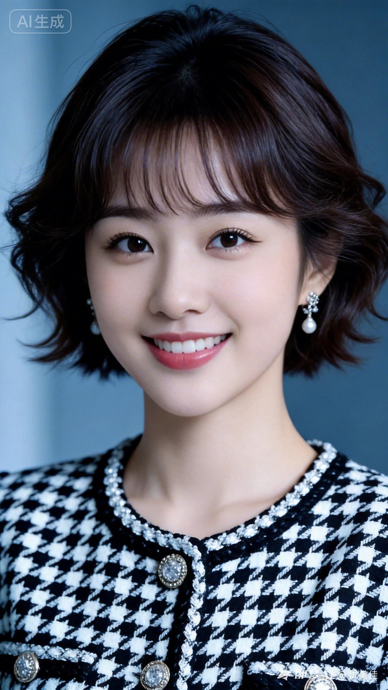 笑颜如花绽，玉佩映清辉。