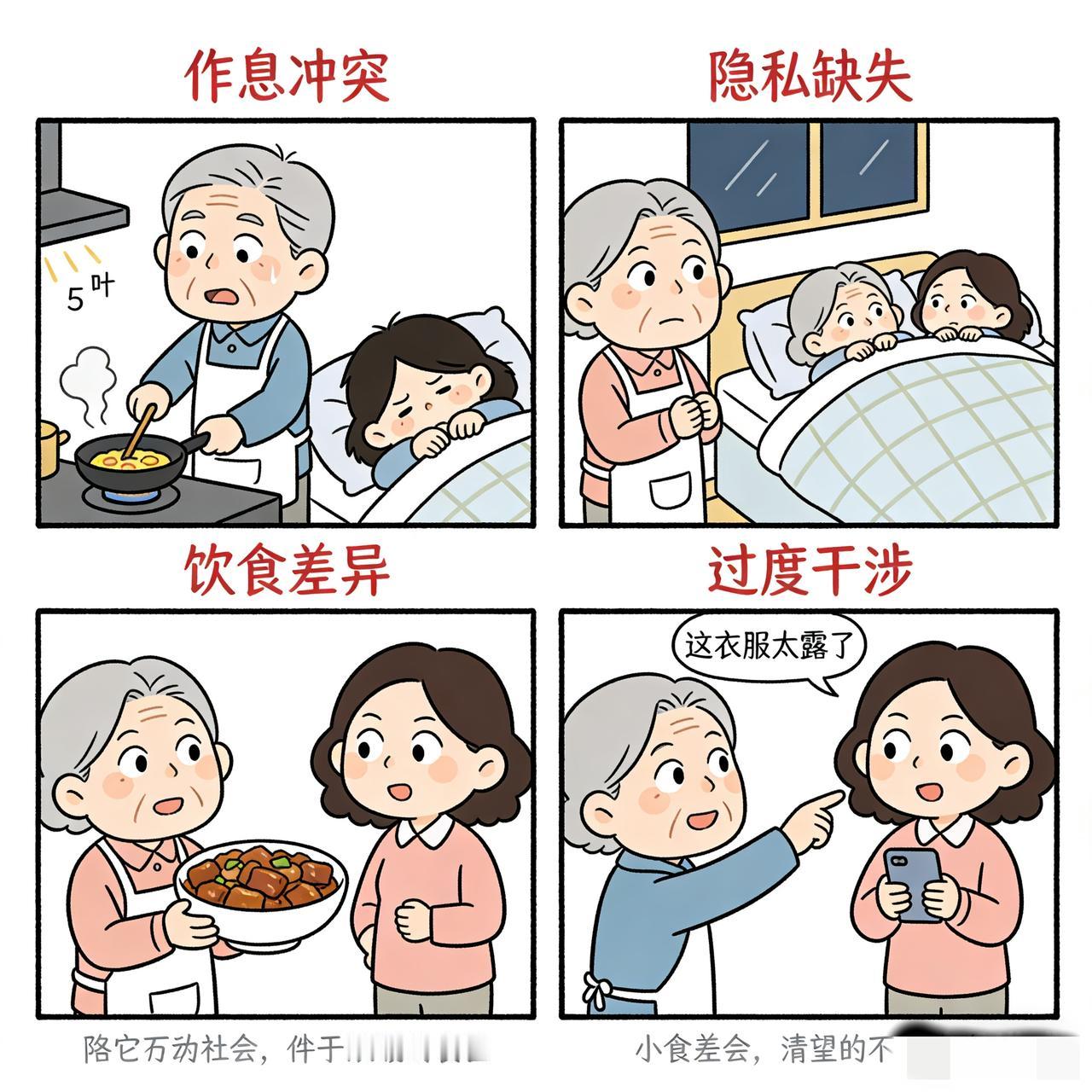  戳中无数已婚女人的痛！
不愿和公婆同住：我怕做家里的“外人”！！

    为