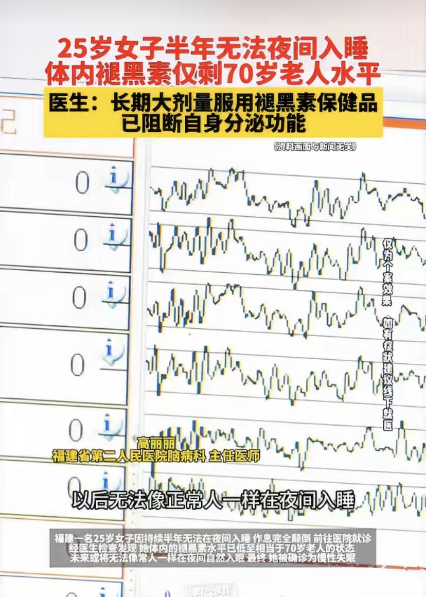 25岁女子失眠半年，一查身体竟和70岁老人一样!医生痛心：这东西真不能乱吃
福建