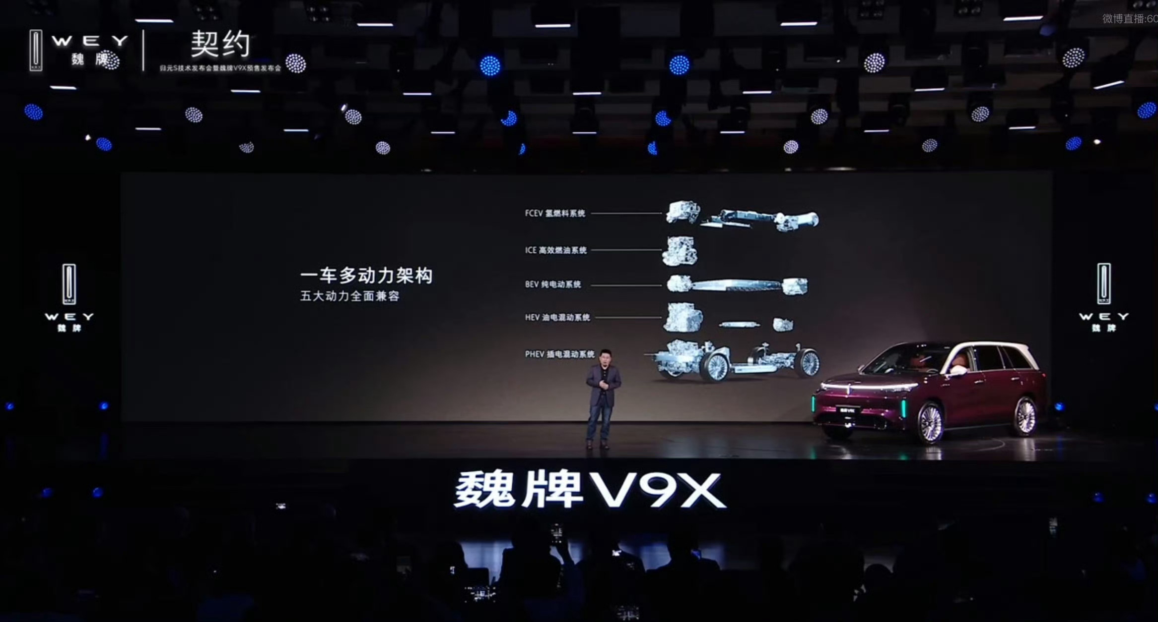 百万级AI汽车平台归元S面世 魏牌V9X来了！AI 豪华六座旗舰”，搭载混动技术