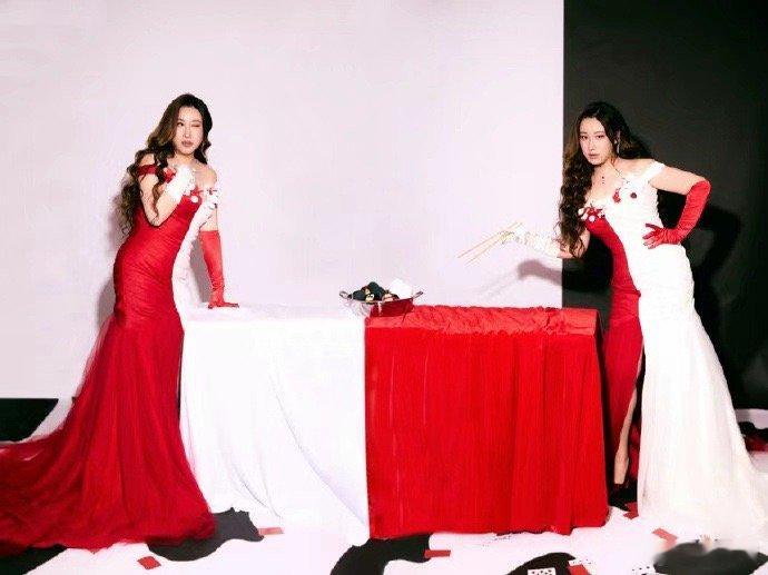 锤娜丽莎今天加麻加辣 锤娜丽莎又来整活了！直接把鸳鸯锅穿在身上，红汤部分热情似火