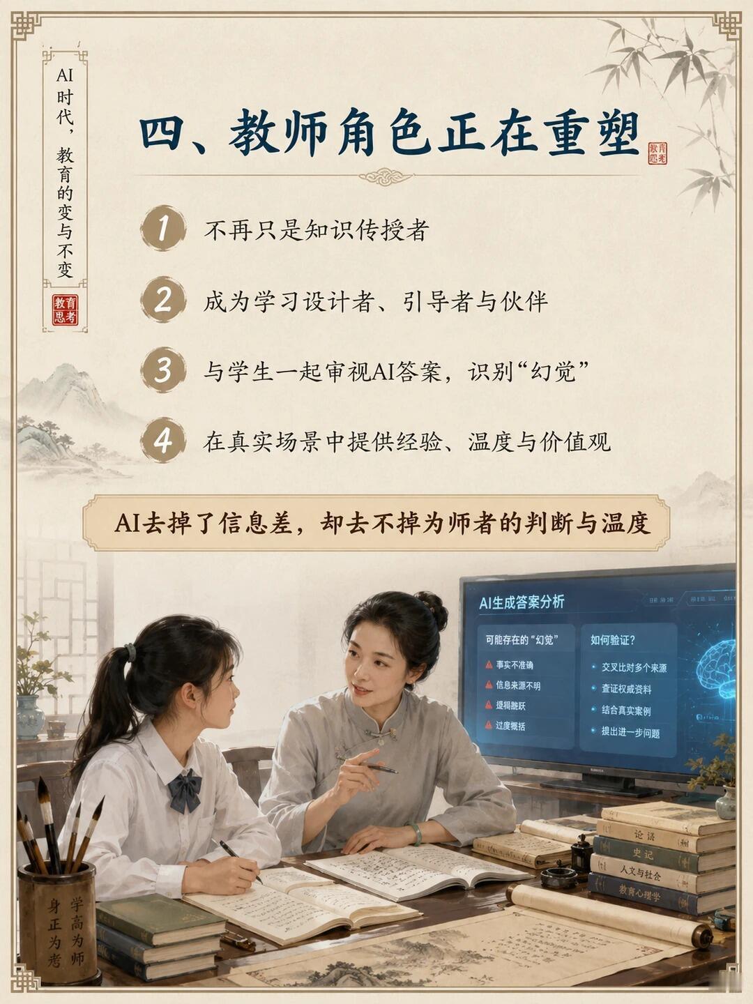 AI时代，教育将重回孔子时代？有教无类，弥补教育鸿沟5名学生的边境教学点他守了3