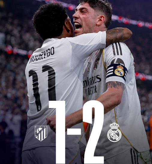 1月9日报道，西超杯半决赛一场焦点大战全场比赛结束，皇马2-1战胜马竞，晋级西超