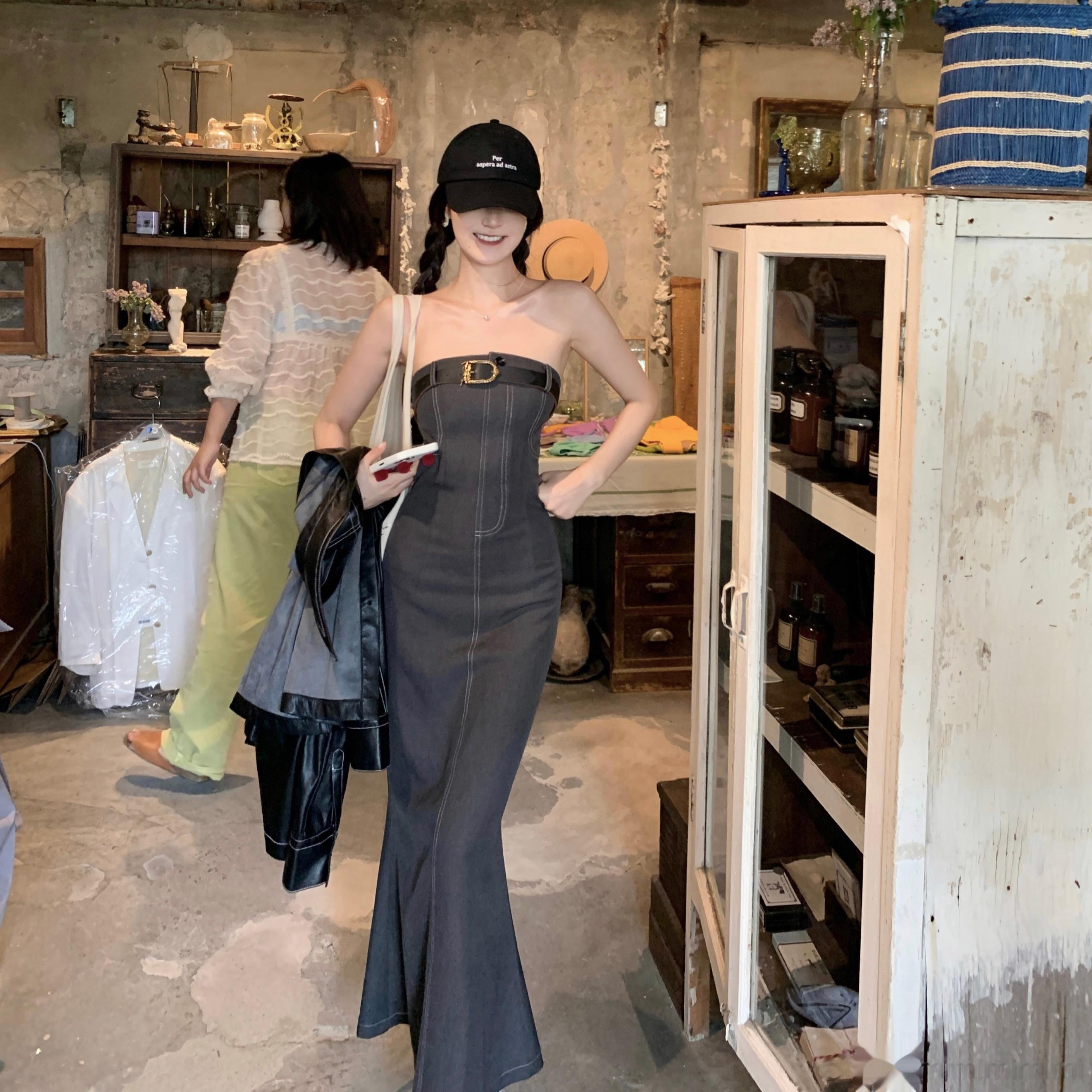 圣水洞一日来个牛仔连衣裙[嘻嘻] ​​​