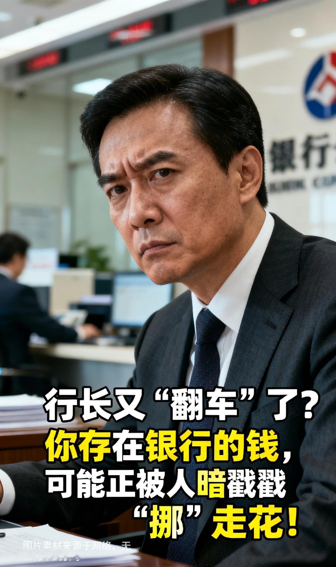行长又“翻车”了？你存在银行的钱，可能正被人暗戳戳“挪”走花！
 
刚刷到某银行