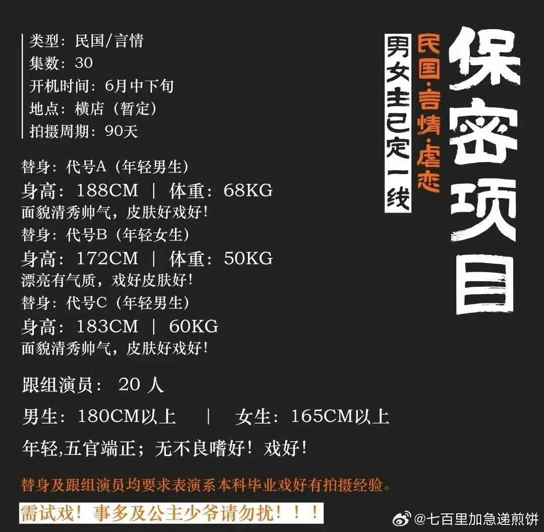 🐧民国剧《这一秒过火》主演：张凌赫、王楚然、鹤秋、沙宝亮导演：易军《媚者无疆》