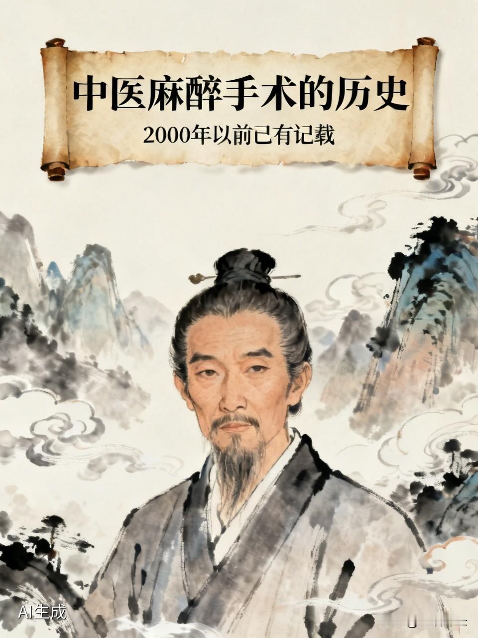 中医麻醉手术历史超牛！2000年前就有记载，华佗的麻沸散更是闻名遐迩。
600年