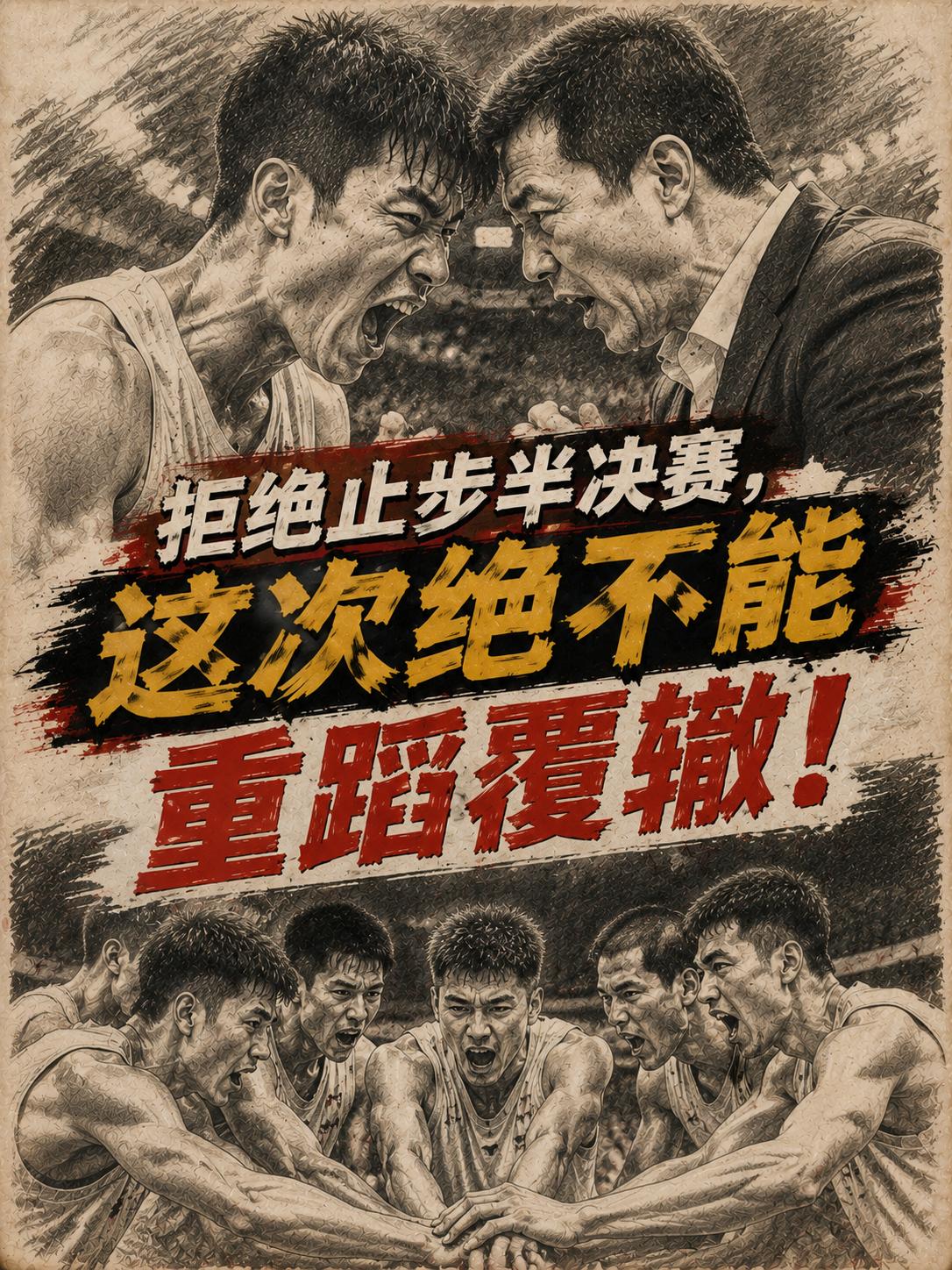 拒绝止步半决赛，拒绝重蹈北京队后尘！这次，郑永刚他们要在自家的主场再拼一把，他们